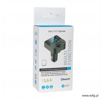 TRANSMITER 2 X USB 3,6A + 1A BLUETOOTH