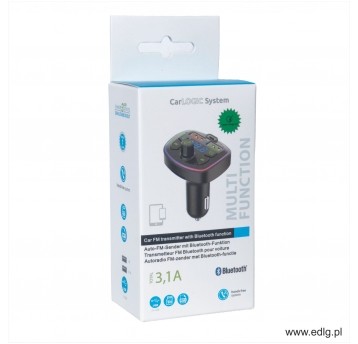 TRANSMITER FM 2xUSB 3,1A BLUETOOTH