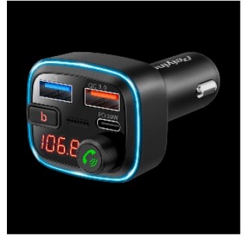 TRANSMITER FM SAM Z FUNKCJĄ BLUETOOTH
