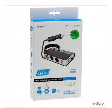 TRÓJNIK 12/24V 180W GREY