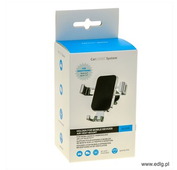 UCHWYT TELEFONU GRAWITACYJNY SILVER