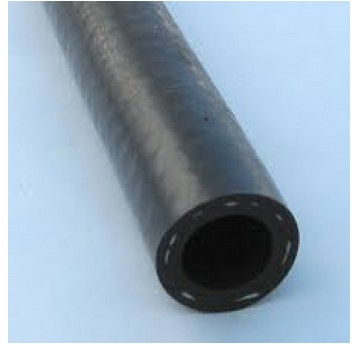 WĄŻ CZARNY GUM DO PALIW 6,3MM / 13,3MM 1M (10M)