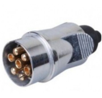 WTYCZKA 7PIN 12V ALU DO PRZYCZEPKI