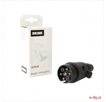 WTYCZKA 7PIN PLASTIK BRINK DO PRZYCZEPKI