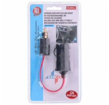 WTYCZKA DC Z GNIAZDEM NA KABLU 12/24V (24)