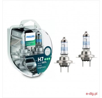 X-TREME VISION H7 55W + 150% 12V PHI. KPL.