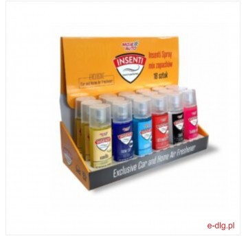 ZAPACH INSENTI SPRAY 50ML MIX ZAPACHÓW (18 SZTUK)