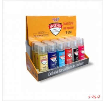 ZAPACH INSENTI SPRAY 50ML MIX ZAPACHÓW (18 SZTUK)