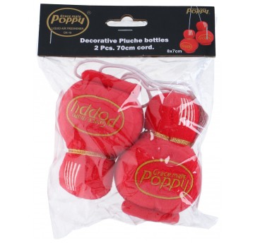 ZAPACH POPPY PLUSZOWY CZERWONY