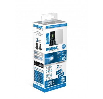 ŻAR LED H7 12V PLUG&DRIVE 6500K 2300Lm