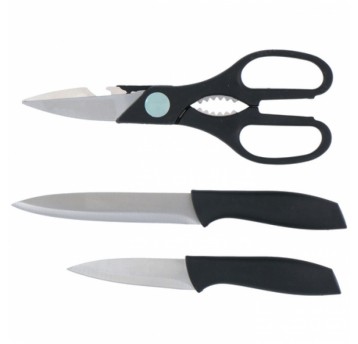 ZESTAW NOŻY + NOŻYCZKI