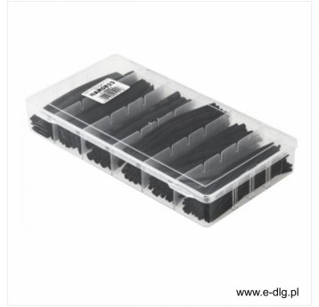 ZESTAW RUREK TERMO CZARNE 100SZT