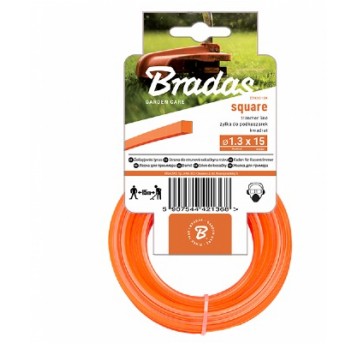 ŻYŁKA TRIMMER KWADRAT 2,4MMX15M ORANGE DO KOSIAREK