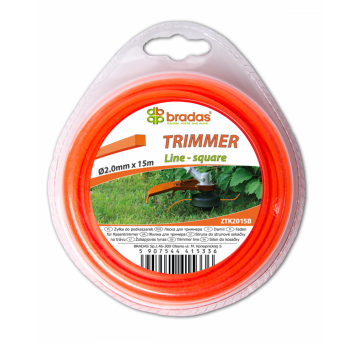 ŻYŁKA TRIMMER KWADRAT 2,7MMX15M ORANGE DO KOSIAREK